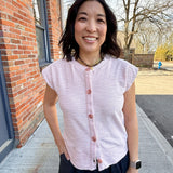 Sleeveless Cotton-Blend Cardigan Sweater