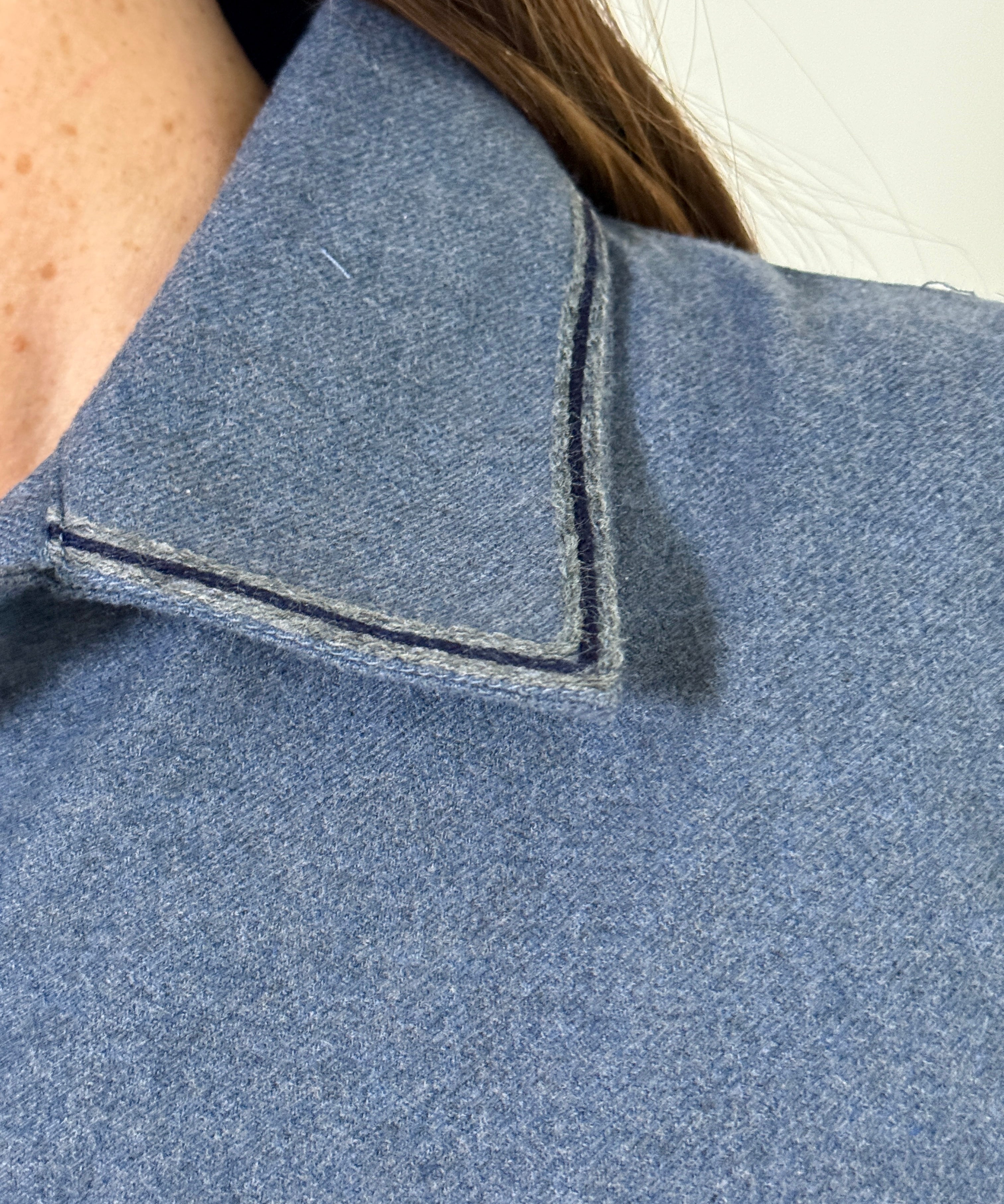 Fit & Flare Flannel Shirt Dress