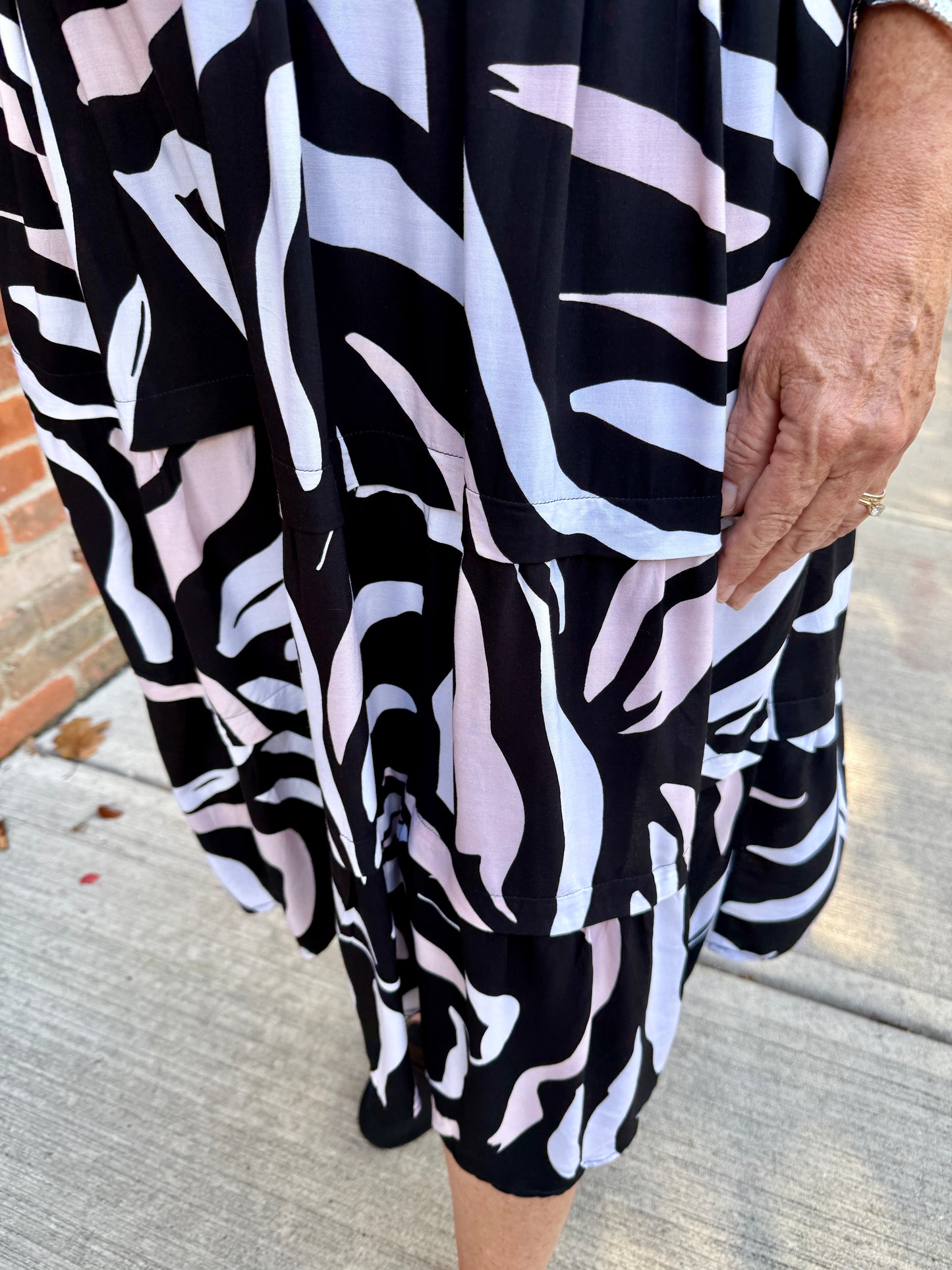 Portofino Midi Dress 3/4 sleeve