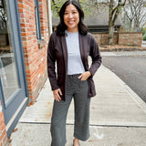 Tweed Front Pocket Pant