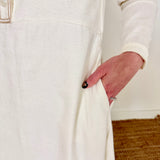 Fit & Flare Flannel Shirt Dress