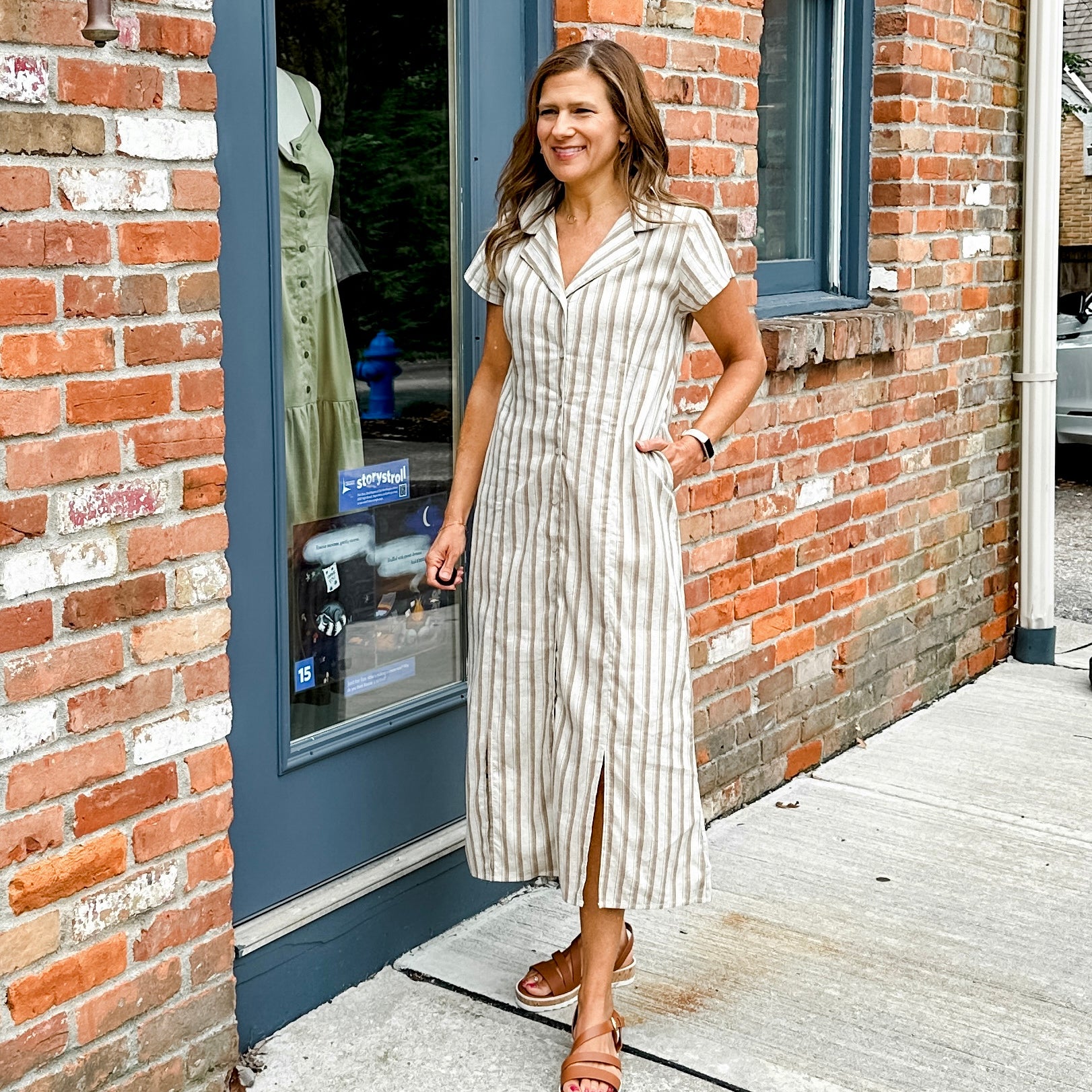 Chloe Button-Down Dress