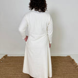 Fit & Flare Flannel Shirt Dress