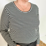 Stripe Knit Top