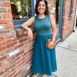 Mixed Media Tank Dress