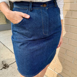 Denim Mini Skirt