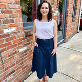 Sleeveless Square Neck Top