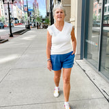 sleeveless knit vest top