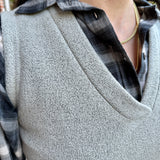 Fleece Vest - oatmeal