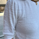 Lightweight Sweater with Elbow Sleeve