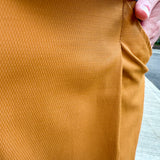 A-Line Button Front Skirt