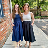 Mixed Media Tank Dress