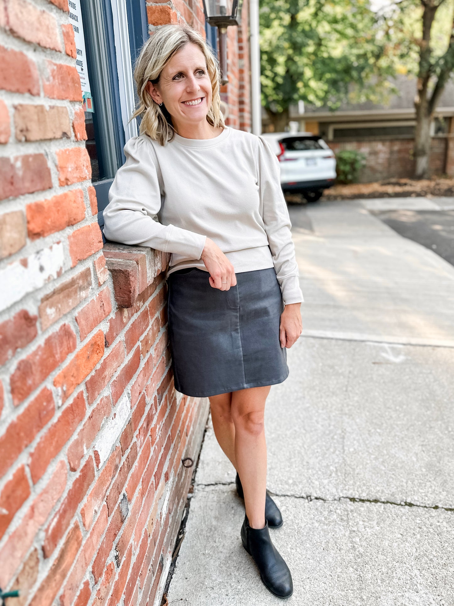 Denim Mini Skirt