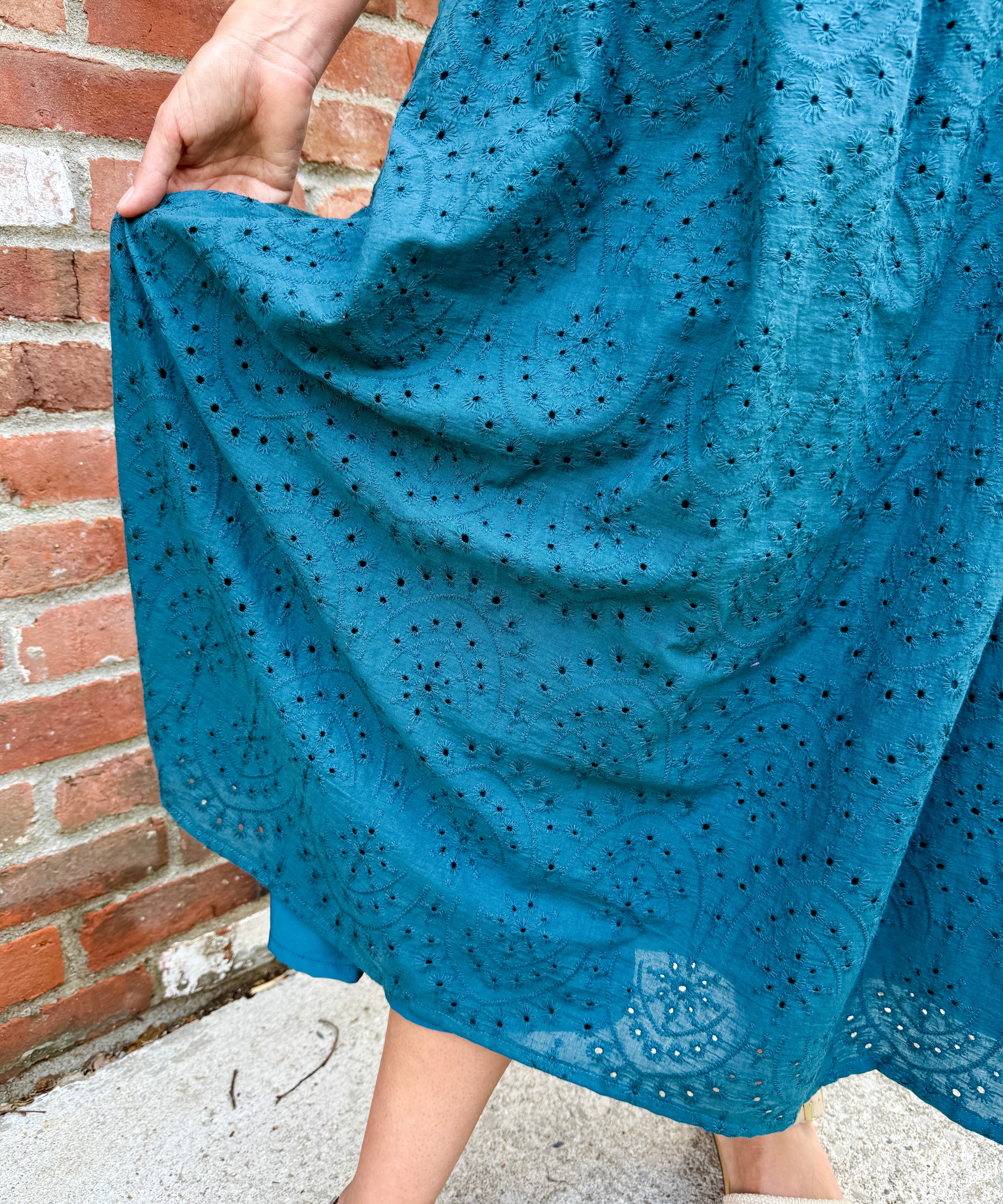 Mixed Media Tank Dress