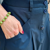 A-Line Button Front Skirt