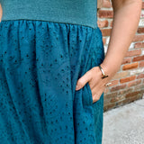 Mixed Media Tank Dress