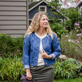 Quilted Jacket - Denim