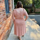 Shoulder Tie knit dress