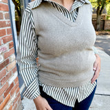 Fleece Vest - oatmeal