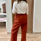 Pull-On Linen Pant