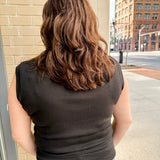 sleeveless knit vest top