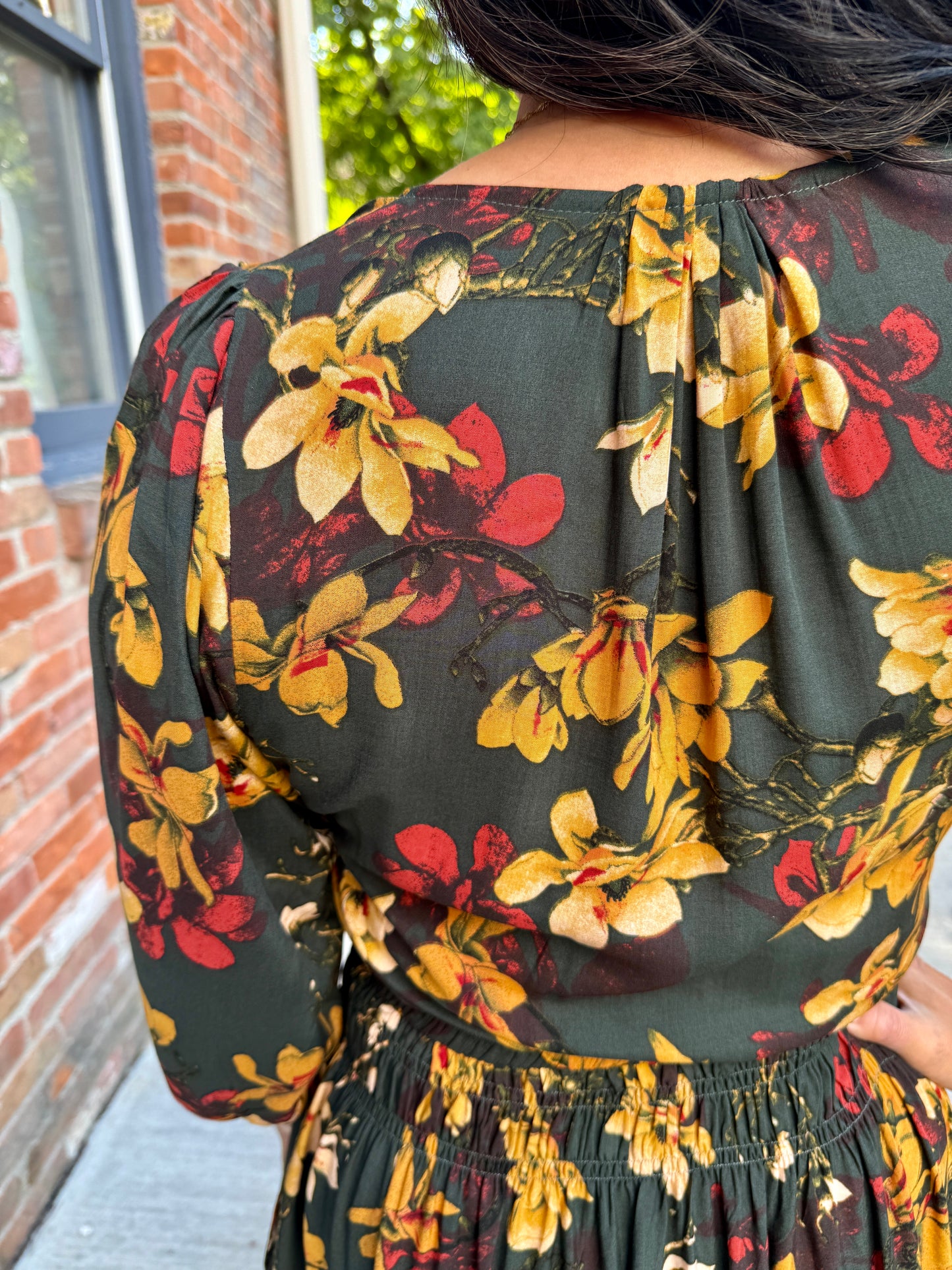 Portofino Midi Dress 3/4 sleeve
