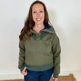 Fleece Henley Pull-Over