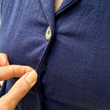 Button Front Dress with Lapel