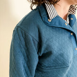 Quilted Snap Pullover