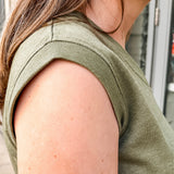 sleeveless knit vest top