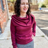 Fold Over Cowl Sweater