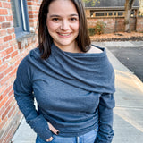 Fold Over Cowl Sweater