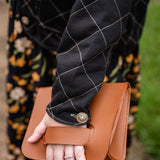 Quilted Jacket - Black French Terry