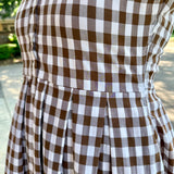 Jewel Button-Front Midi Dress