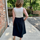 Mixed Media Tank Dress