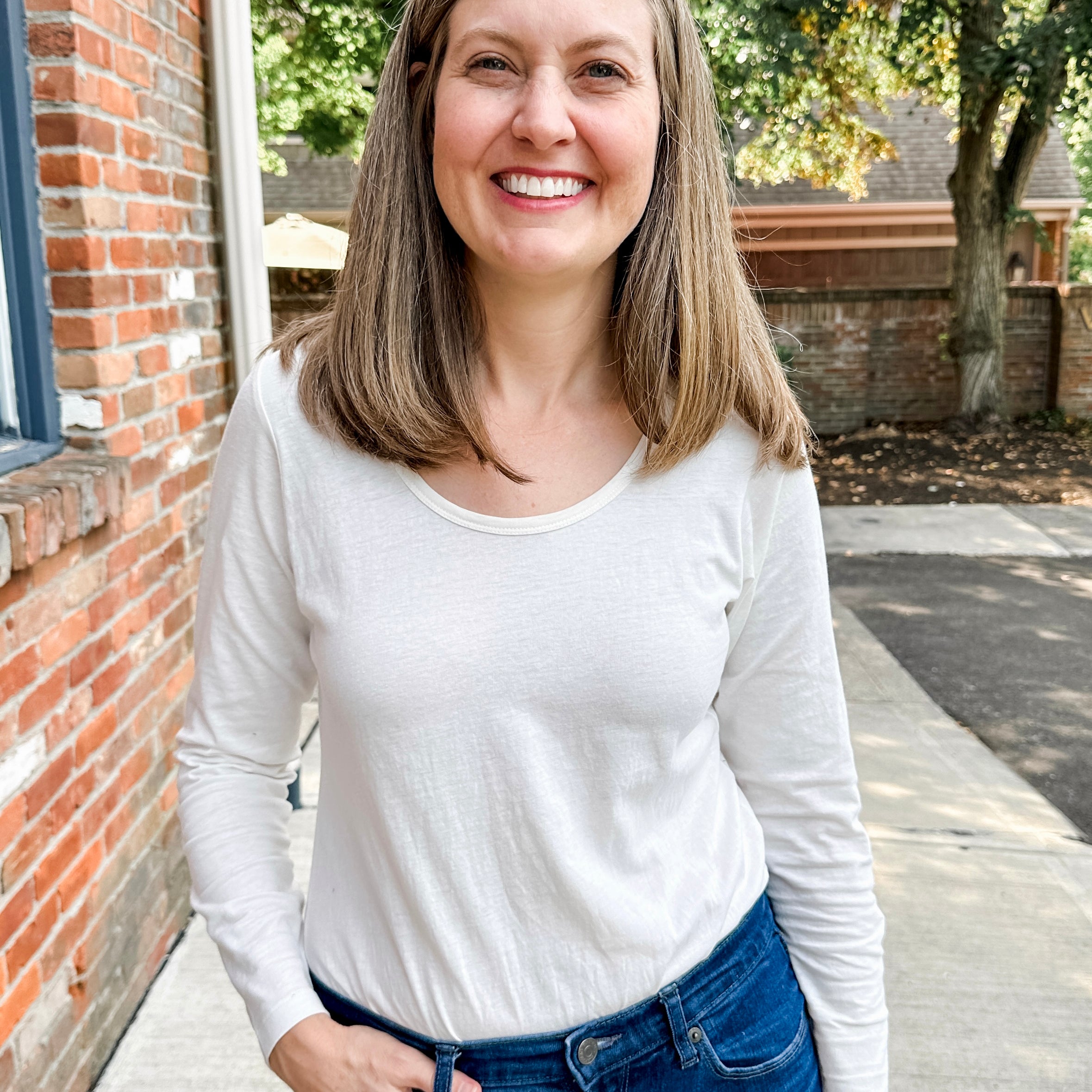 Scoop Neck Relaxed Body Suit