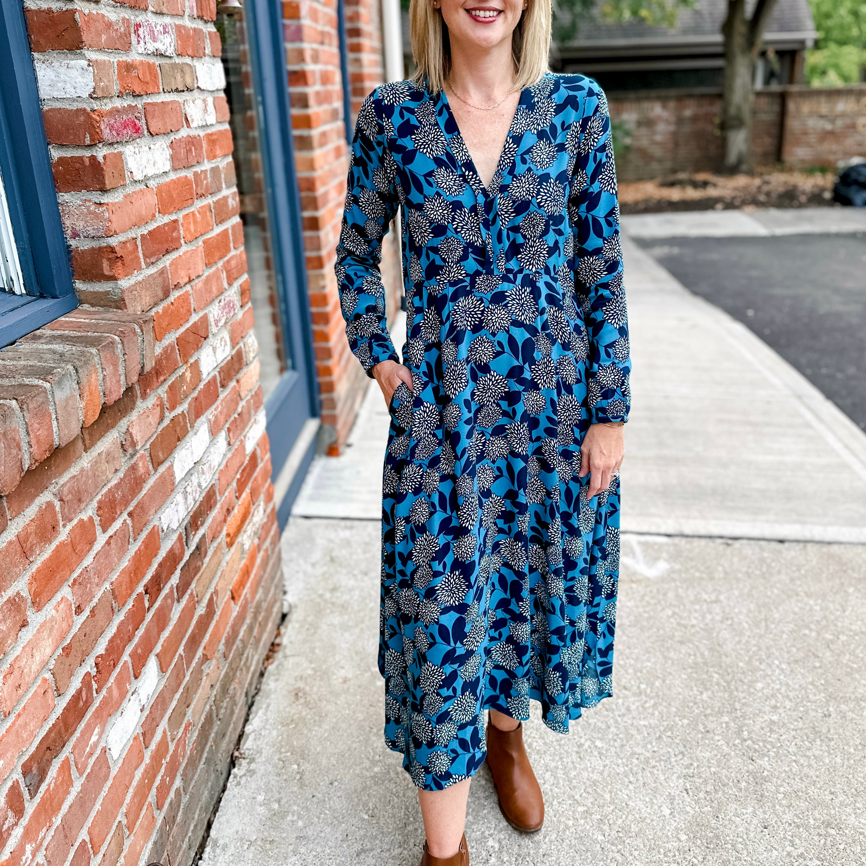 Haven Shawl Collar Dress