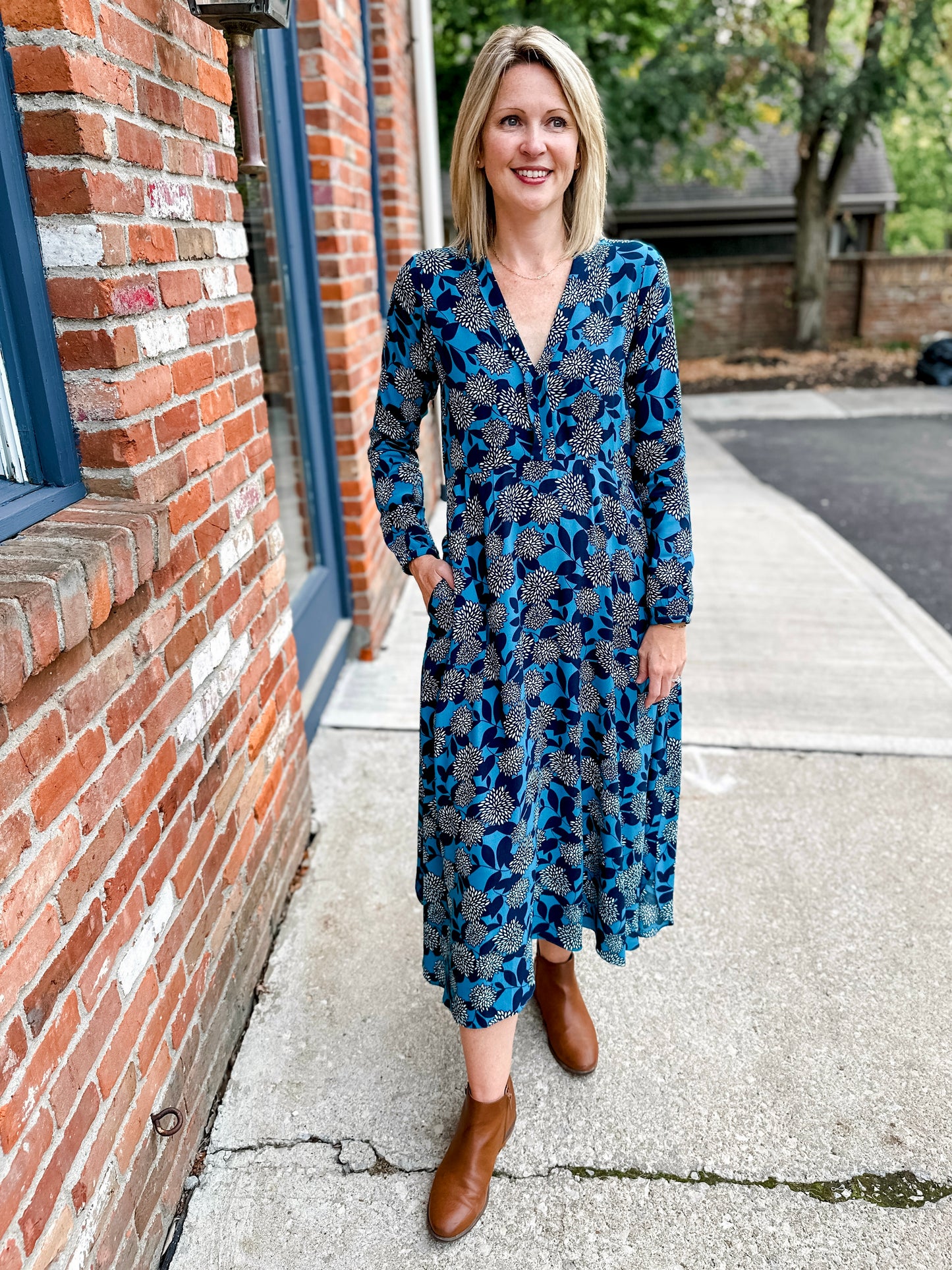 Haven Shawl Collar Dress