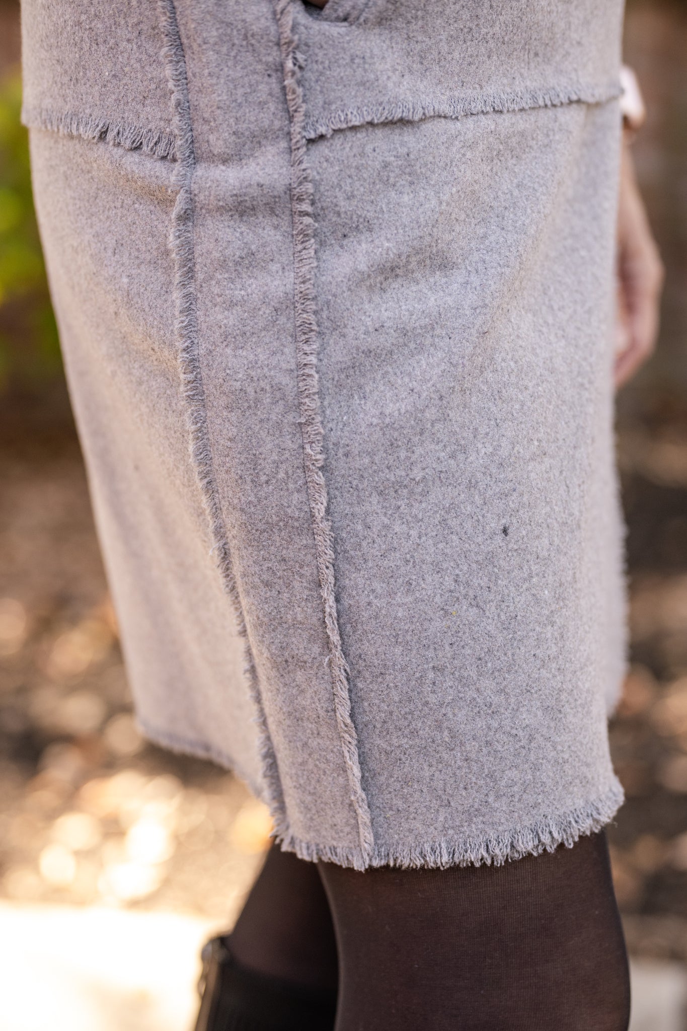 Wool Mini Skirt