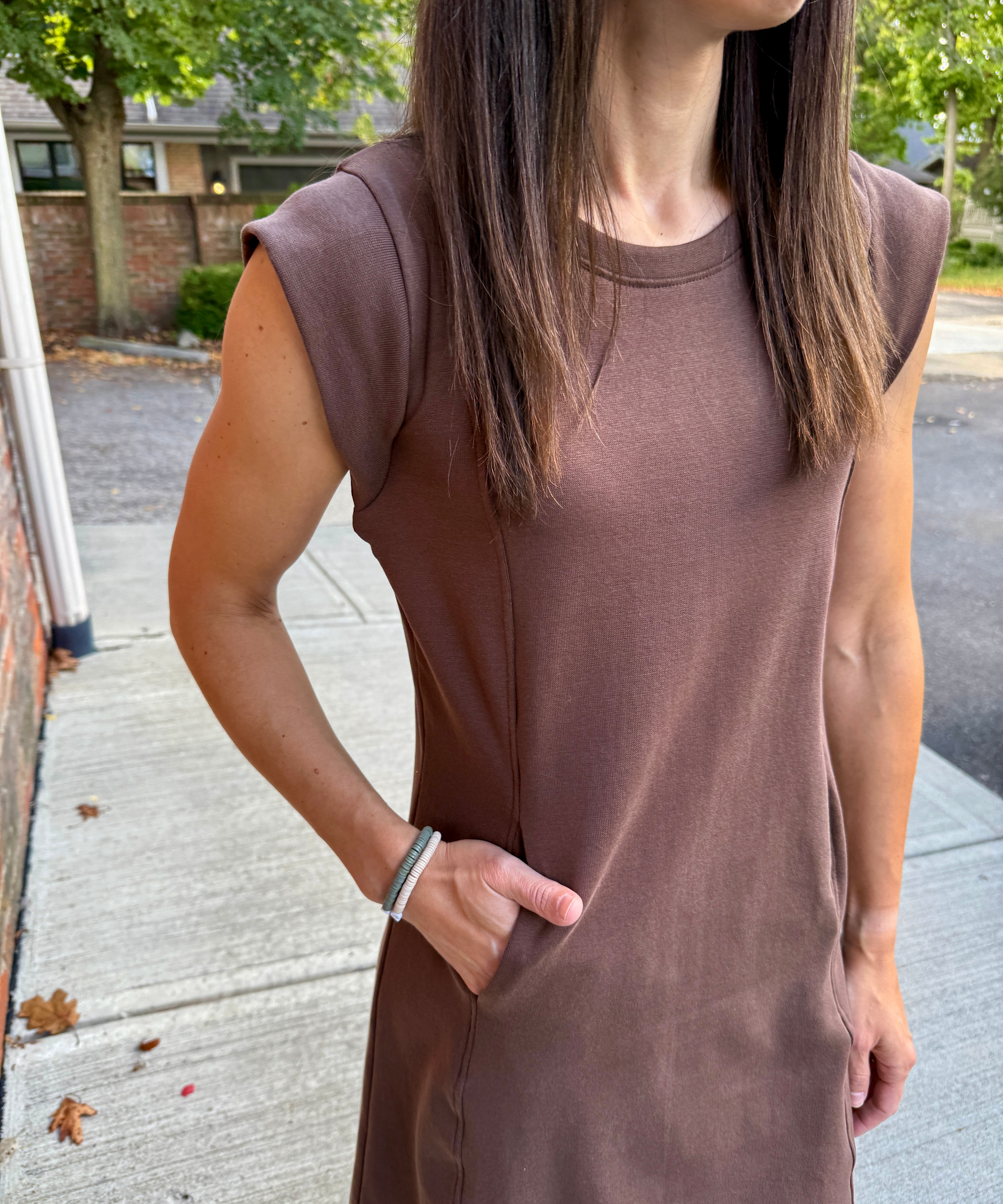 A-Line Knit Shift Dress