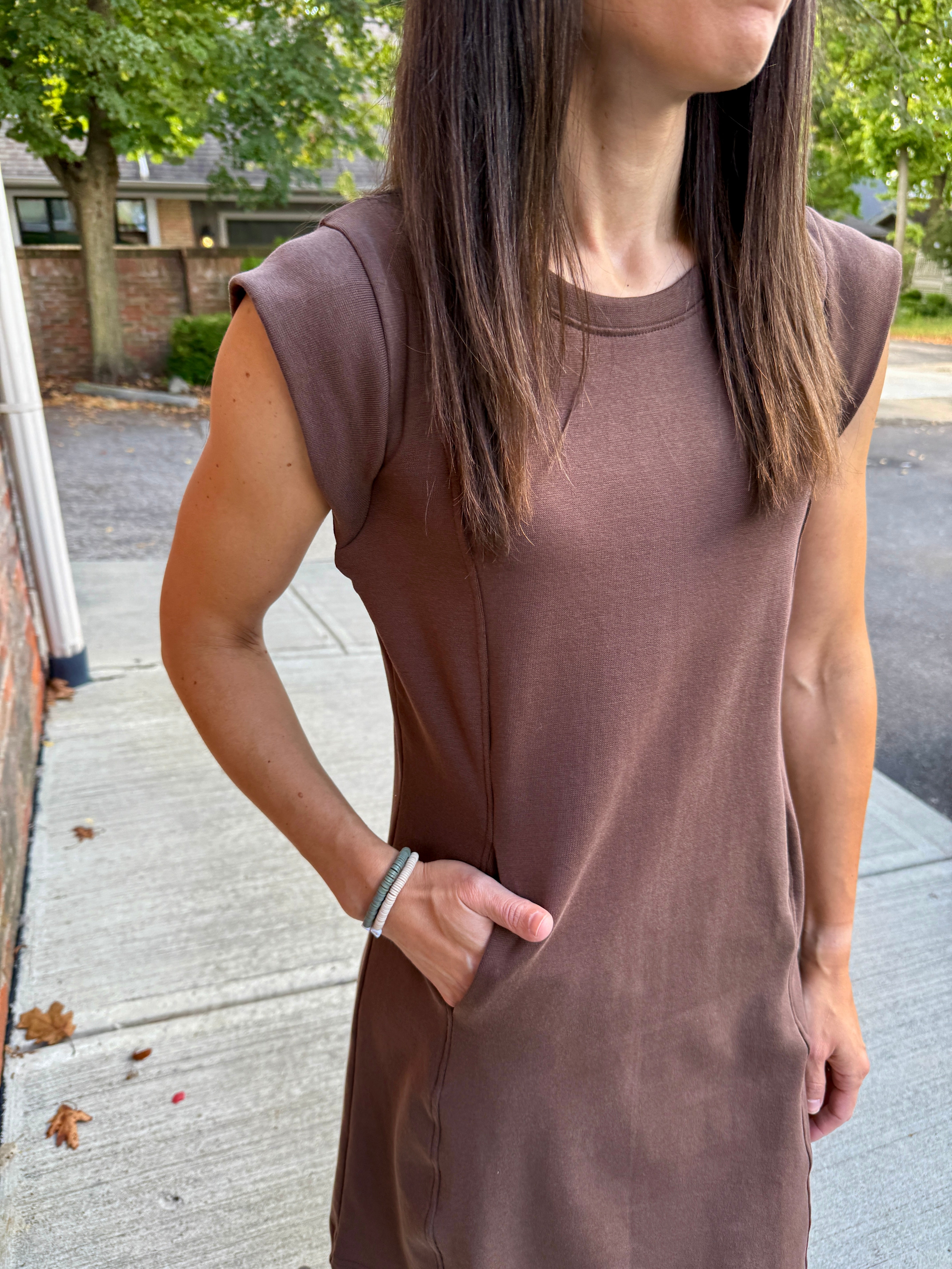 A-Line Knit Shift Dress Evolverie Clothing A-Line Knit Shift Dress Evolverie Clothing