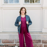 Sleeveless Knit Jumpsuit