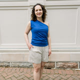 One Shoulder Knit Top