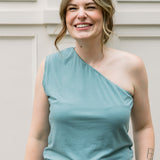 One Shoulder Knit Top