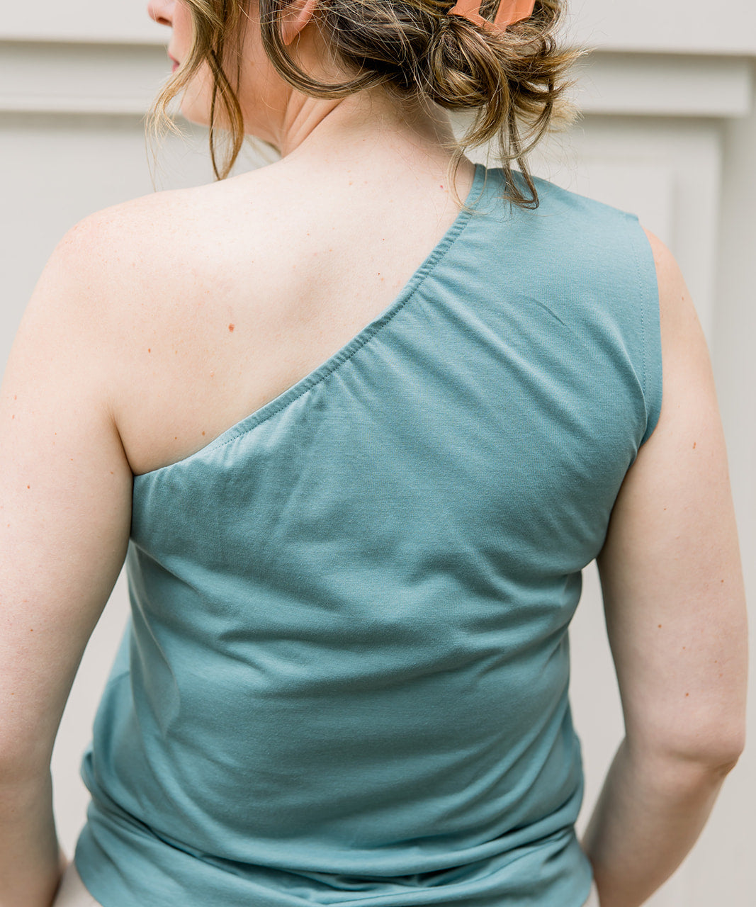 One Shoulder Knit Top