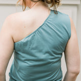 One Shoulder Knit Top