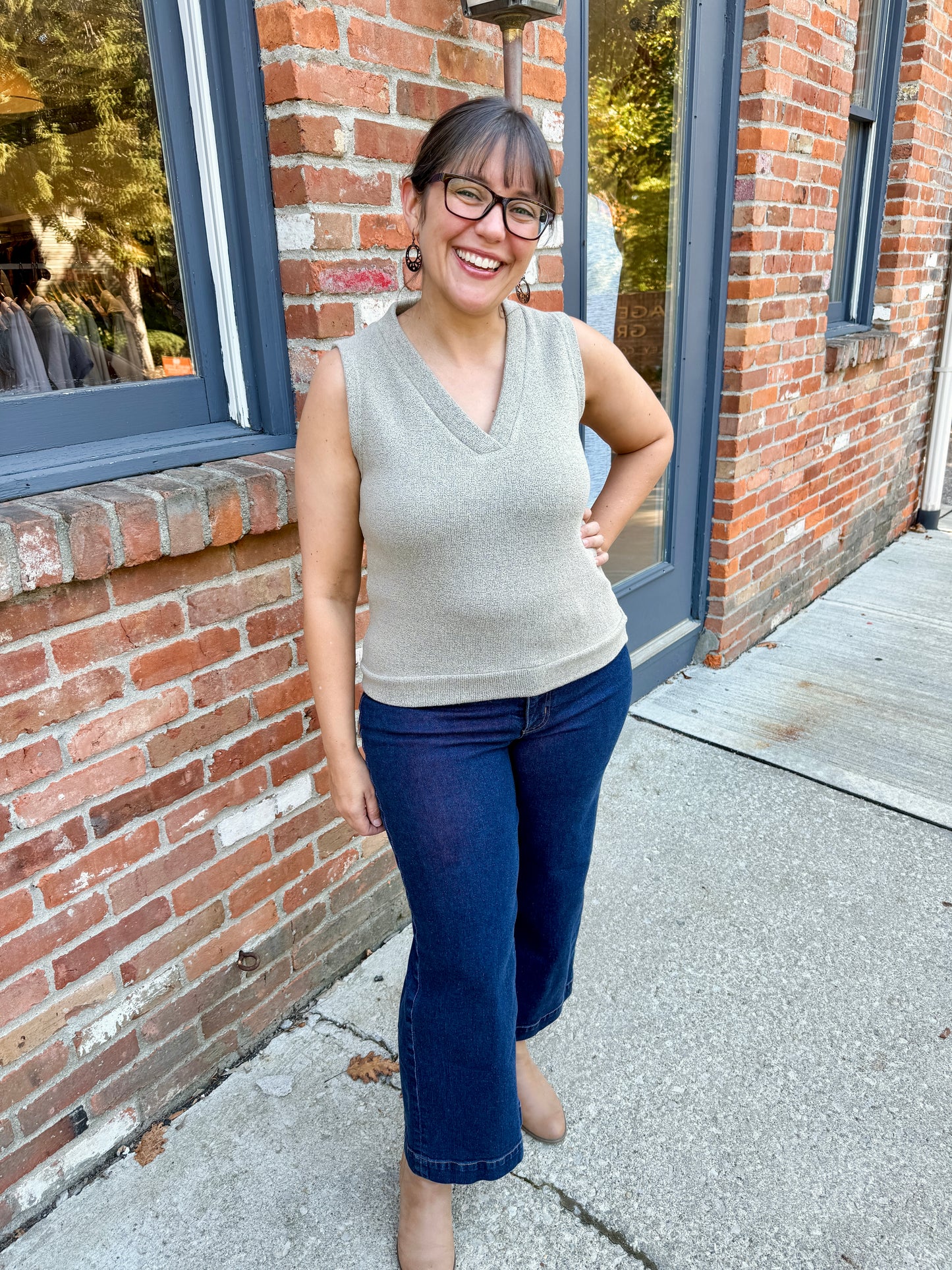 Fleece Vest - oatmeal