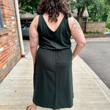 Shoulder Tie knit dress