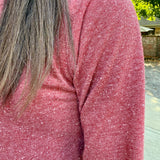 Long Sleeve Raglan Knit Top