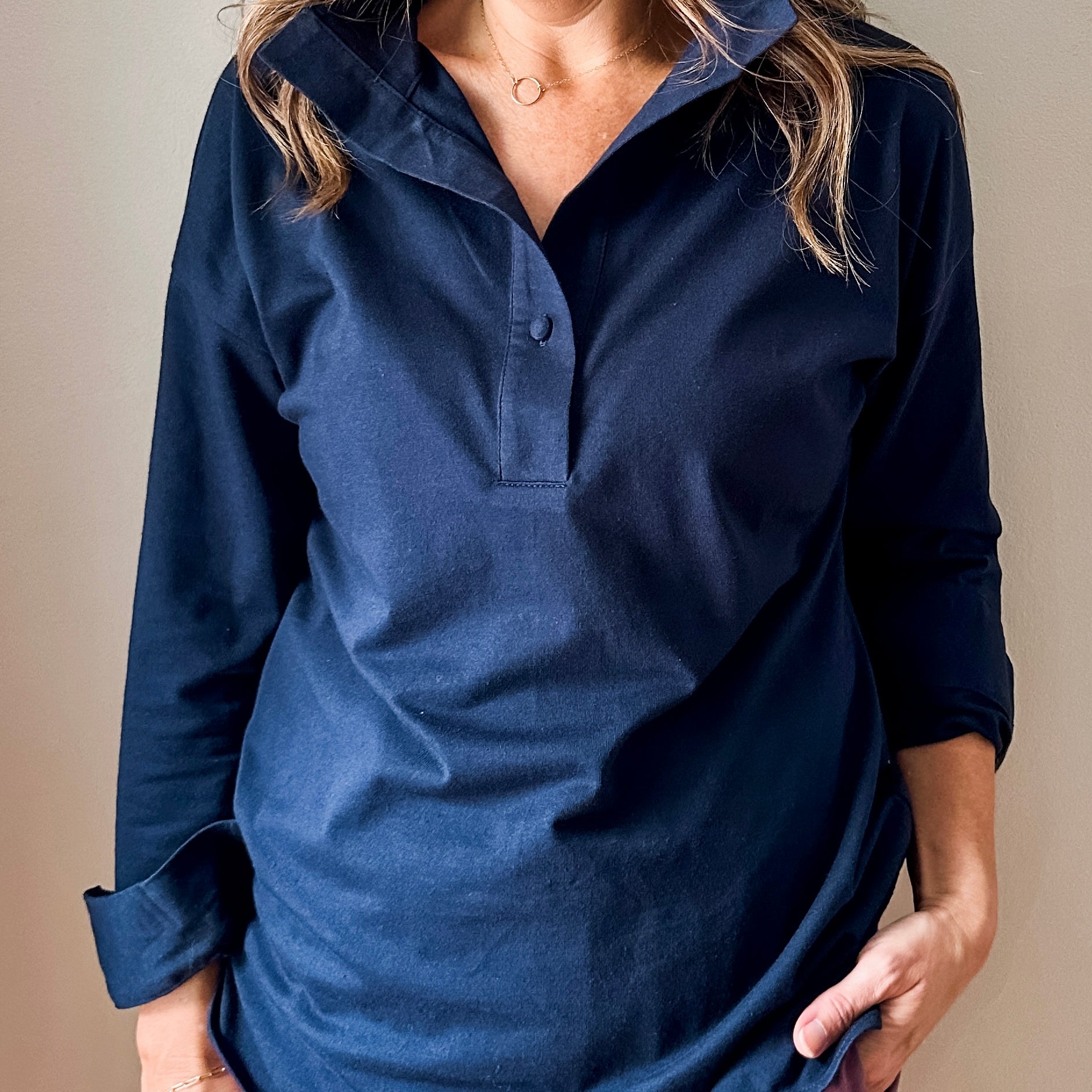 Polo Collar Tunic